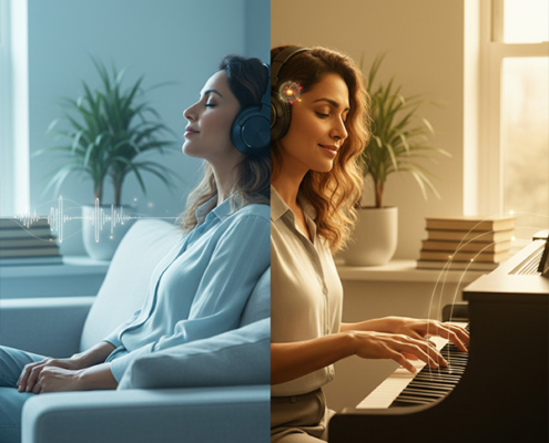 Listening vs learning music - active engagement boosts brain health