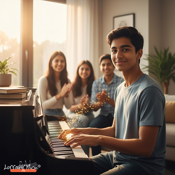 Music Learning Boosts Mood and Self-Esteem Music learning builds self-esteem and emotional confidence in children and adults