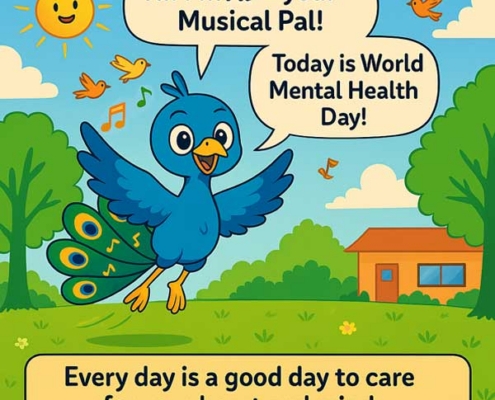 Music makes our minds bloom like the morning sun.
