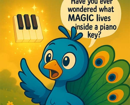 Have you ever wondered what MAGIC lives inside a piano key?