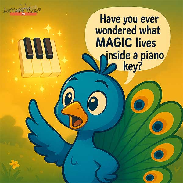 Have you ever wondered what MAGIC lives inside a piano key?