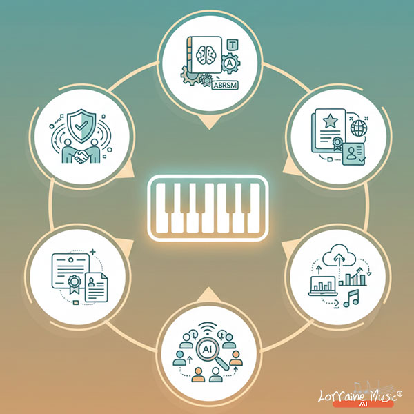 Implementing Music Literacy in Universities digital music learning tools with a piano keyboard