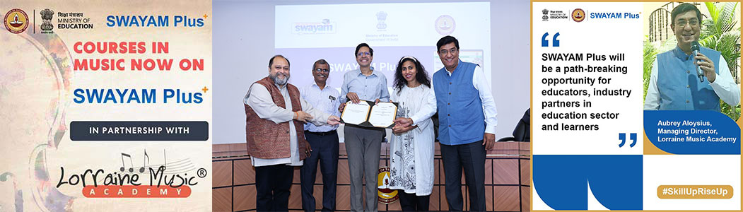 The collaboration between LorraineMusic.ai, SWAYAM Plus, and IIT Madras… The collaboration between LorraineMusic.ai, SWAYAM Plus, and IIT Madras…