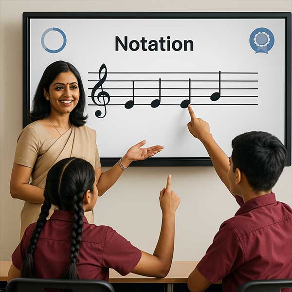 Steps to run AI-powered music lessons on school smart boards